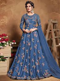 Ladies Dress Blue