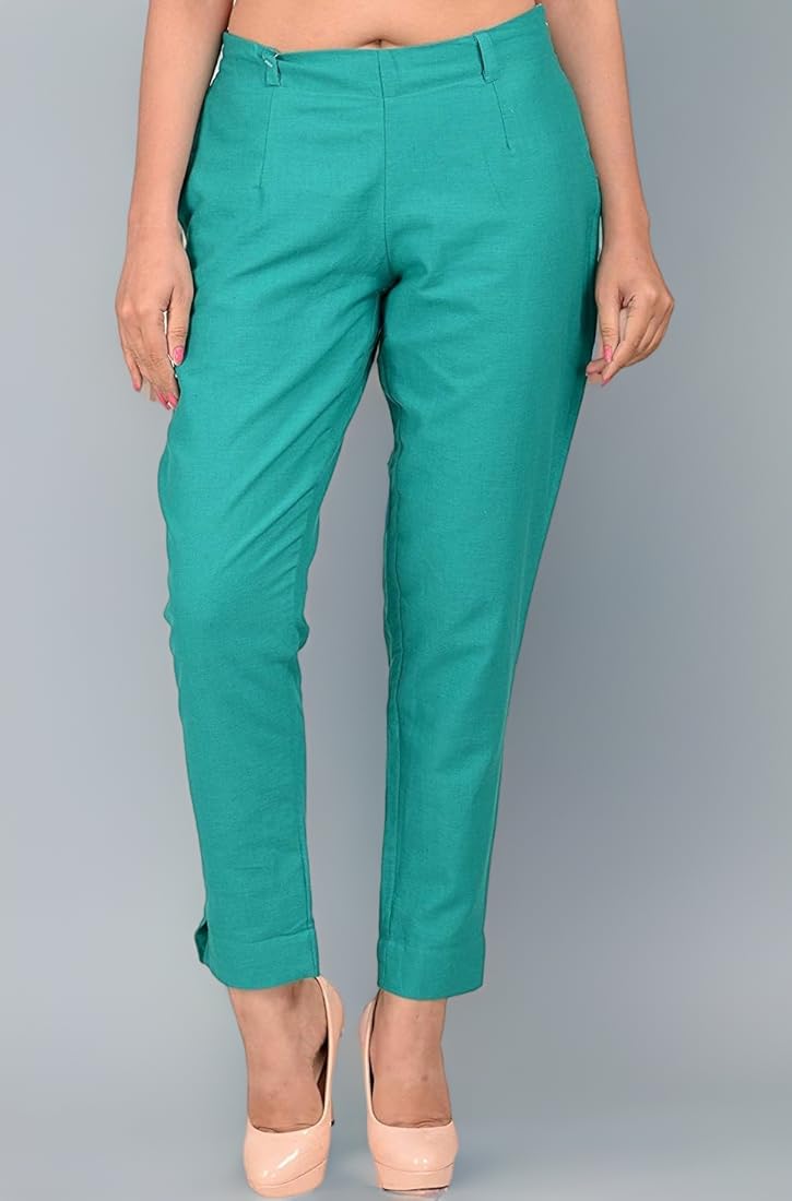 Ladies Trouser Aqua Blue