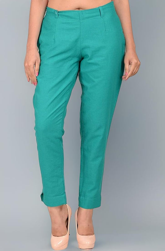 Ladies Trouser Aqua Blue